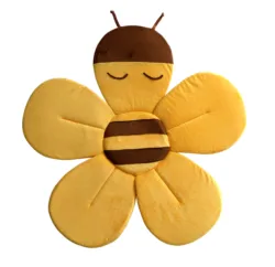 bee shape bath cushion for infant ,infant bathtub mat for sinks, baby bath pad