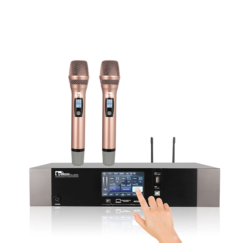 Karaoke set professional speaker audio sound full set karaoke system for entertainment