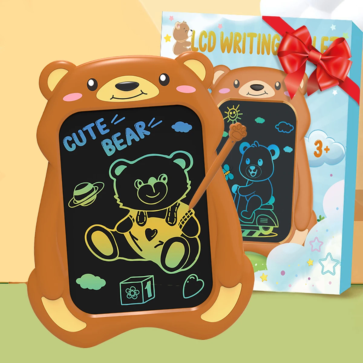 8.5/In Cartoon LCD Writing Tablet with Color Screen Drawing Board Pad Toy for Kid