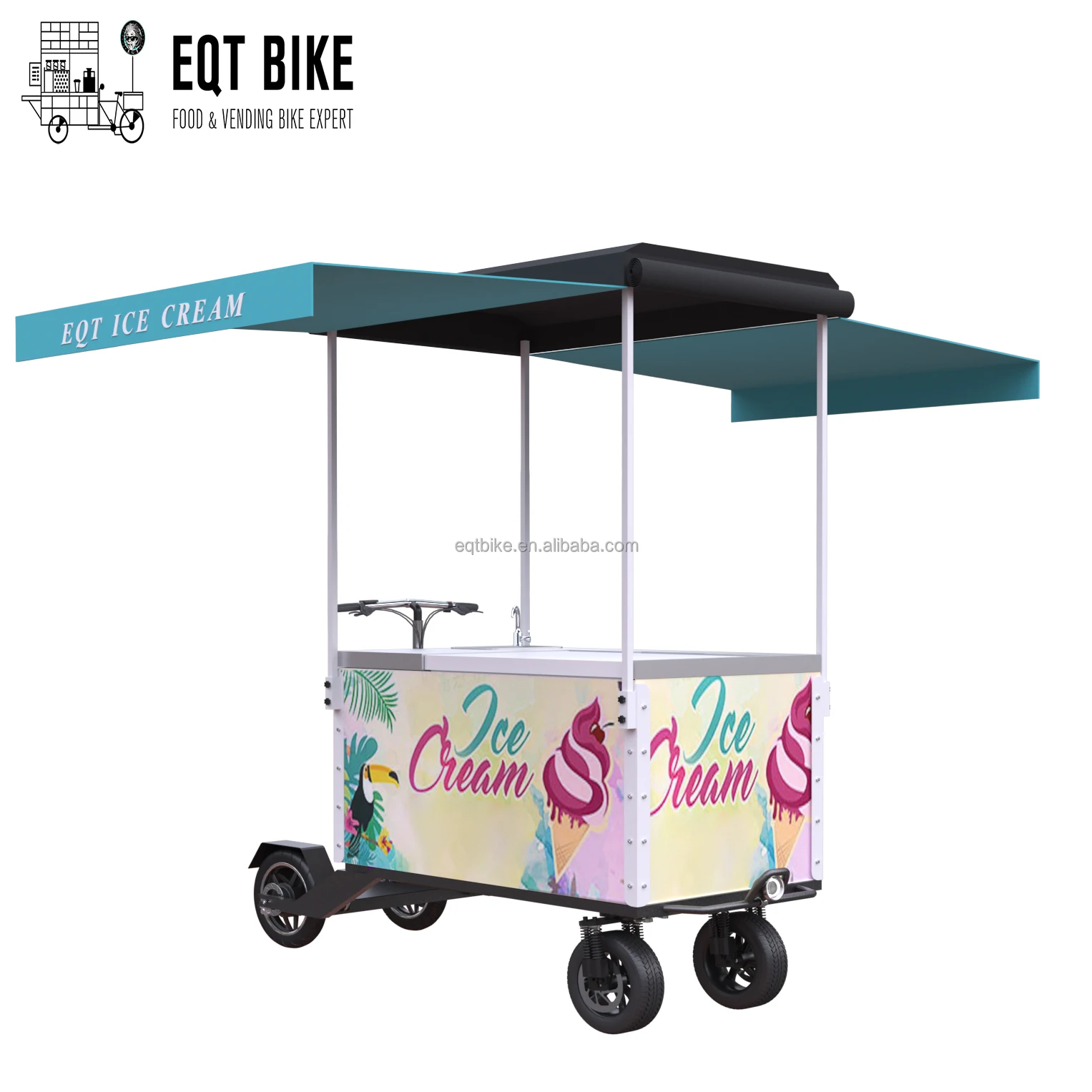 Ice Cream Mobile Cart Food Cart Hot Dog Mall Food Stall Kiosk Fast Food Container House Kiosk