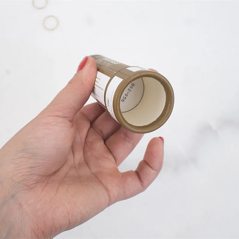 Eco-Friendly Cardboard cylinder tube containers for balm packaging push up paper tube custom label printed