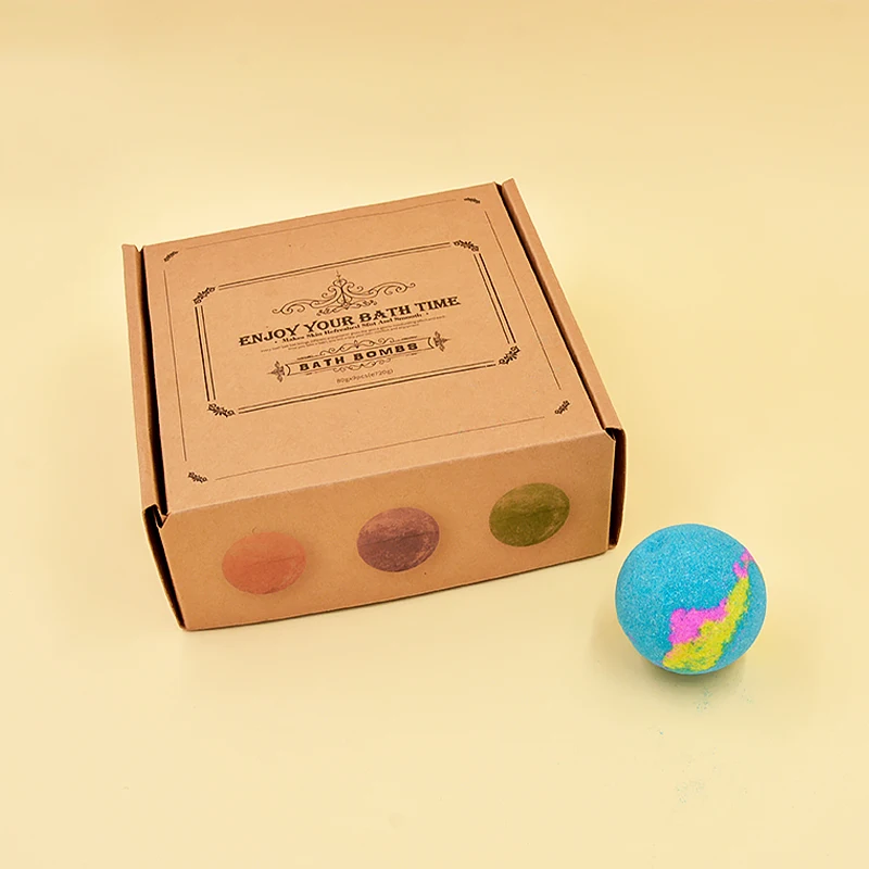  Private label 60g*9pcs box rainbow lavender bath bombs jewelry dinosaur set colorful new for shower