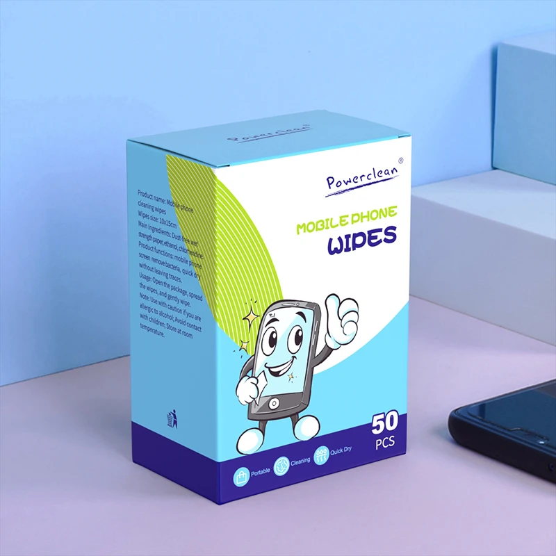 Phone and Digital Products Use Special Mobile Phone Cleaning Wet Wipes