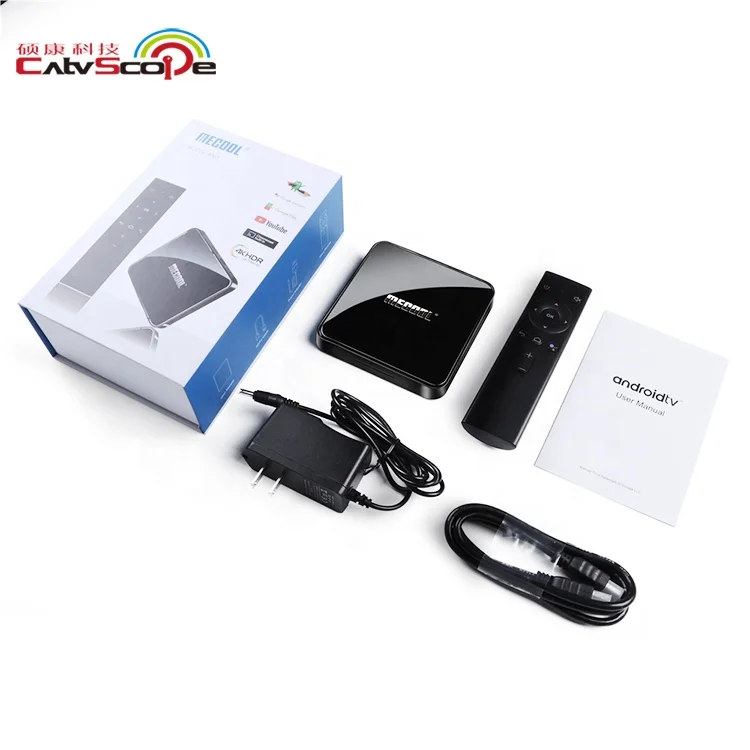 Catvscope STB/smart box KM3 Android 9.0 pie ATV IPTV of 64GB/128GB and 10/100M movies media player