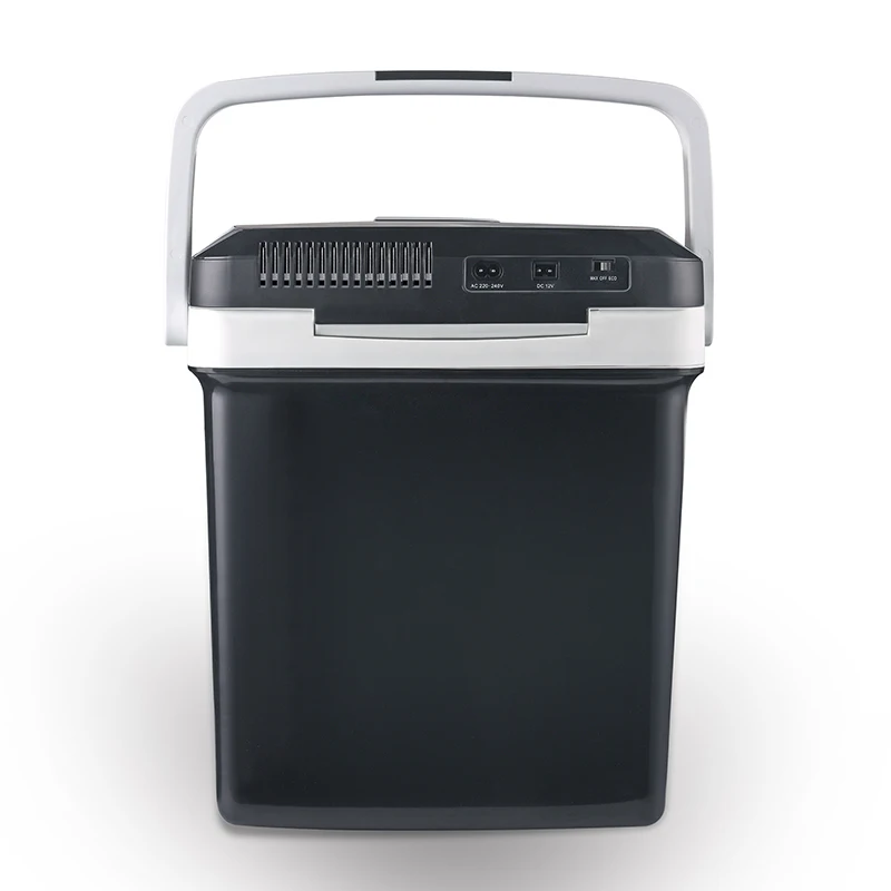 Discount Black Grey DC 12 Volt Portable Outdoor Warm Cold Mini   Fridge for Summer Picnic Fishing Coolerbox
