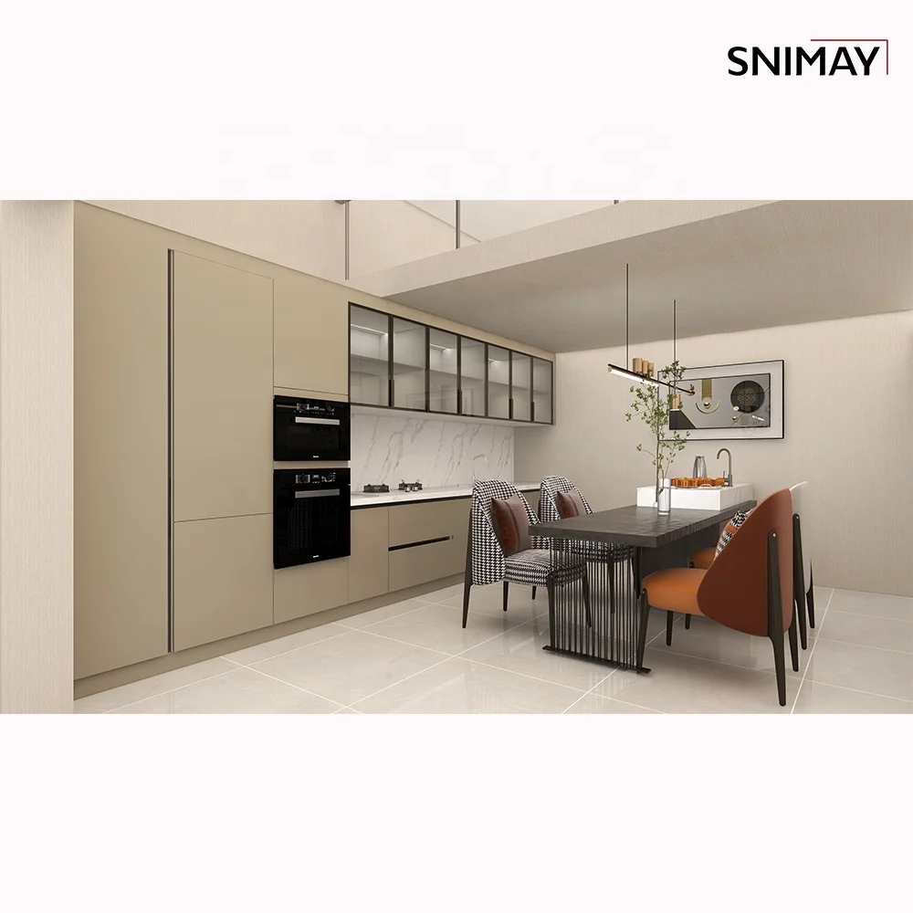 Kitchen Furniture Matt Finish Laminate Modern Kitchen Cabinets