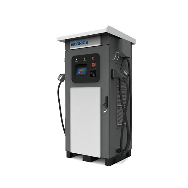 Hiconics 120KW electric vehicle car charger with ccs chademo AC type2 connectors IEC standard