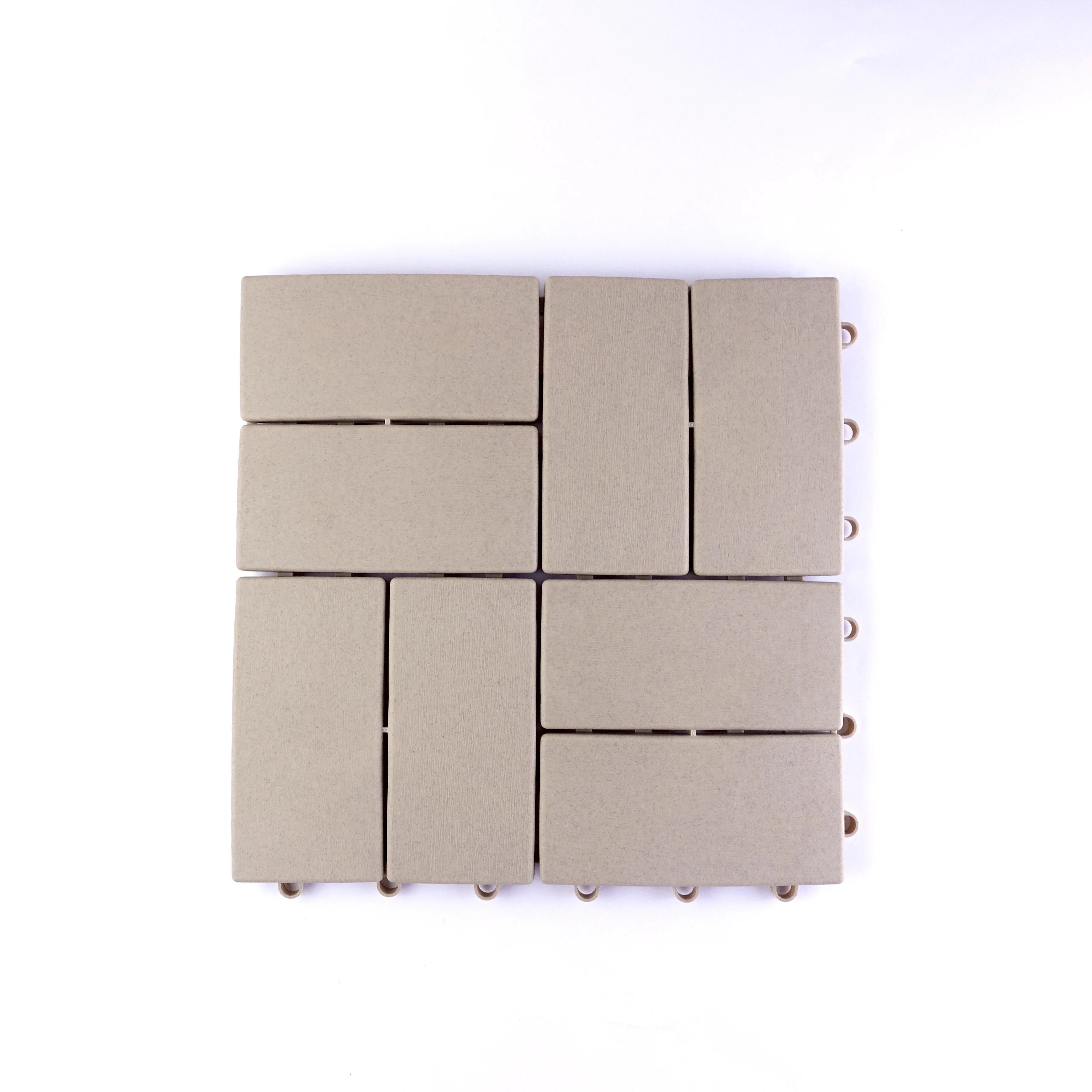 Well-Designed Plastic Flooring Carpet Interlocking Bathroom Joint Mat - 2X4 Woody Type For Swimming Pool