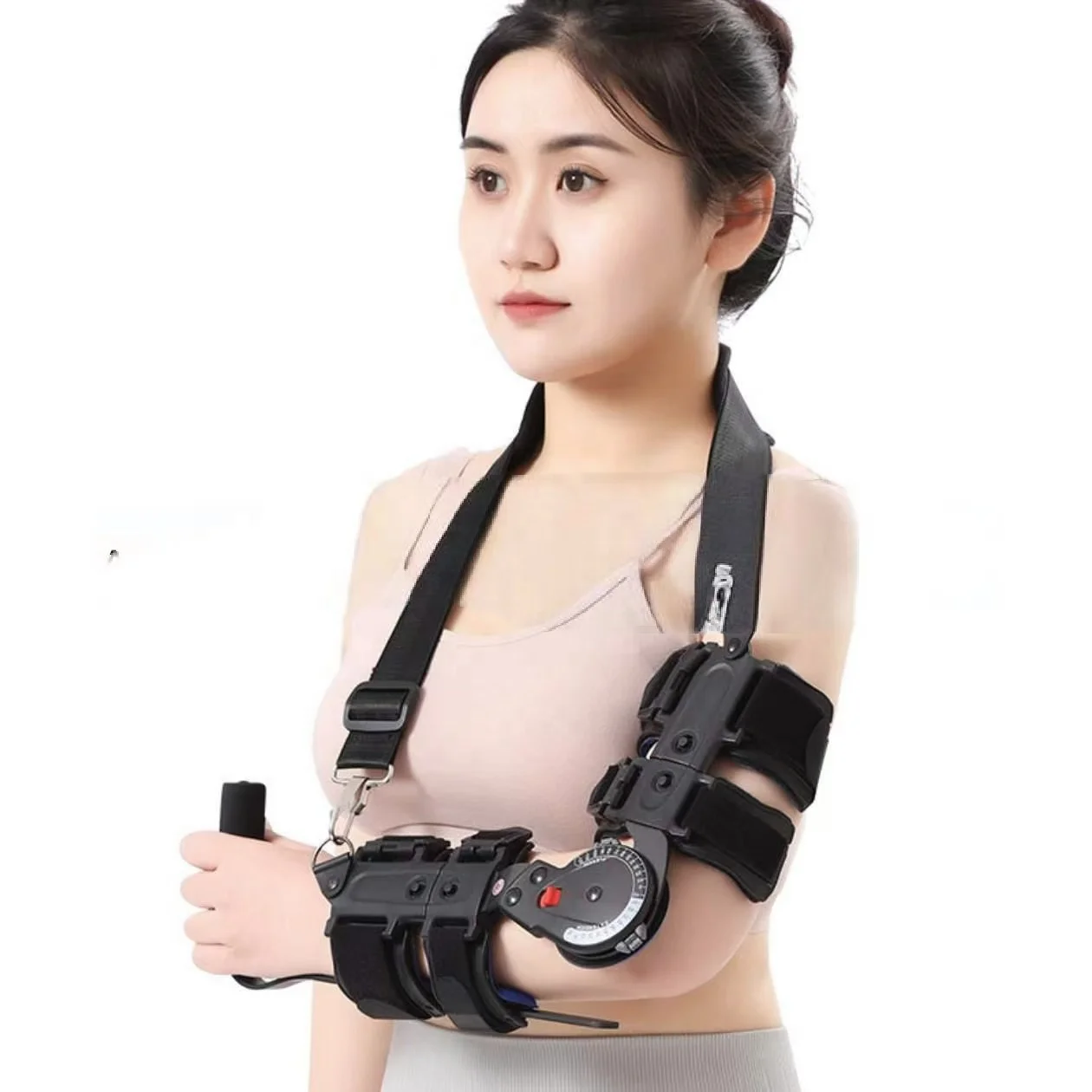 Manufacturer ROM adjustable elbow support arm sling hinged elbow brace