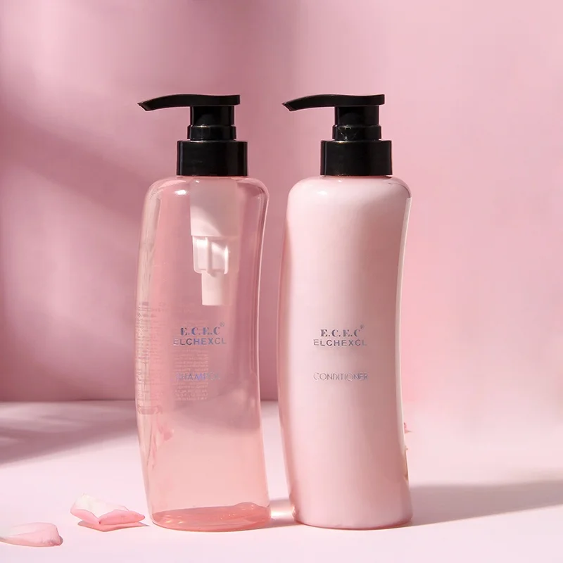 Hair shampoo and conditioner private label black hair care set sulfate free shampoo conditioner