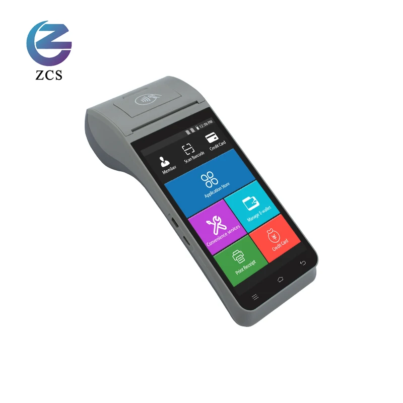Outstanding Quality Mobile EFT Wifi All in one 4G Lottery GSM Wireless Touch Smart NFC Handheld Android NFCMini pos terminal