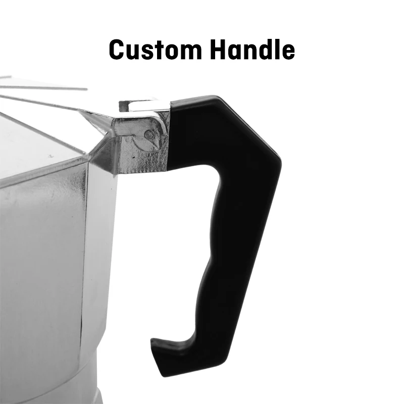 Hot Sale ODM OEM Stovetop Espresso Maker Great Flavored Classic Italian Style Cafeteira  Espresso Moka Pot