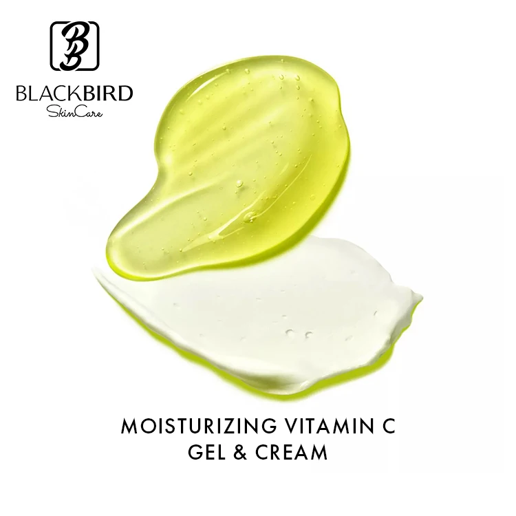 2021 New Arrival Private Label Facial Lotion Cream 2 In 1 Moisturizing Vitamin C Gel Cream Skin Whitening Face Cream