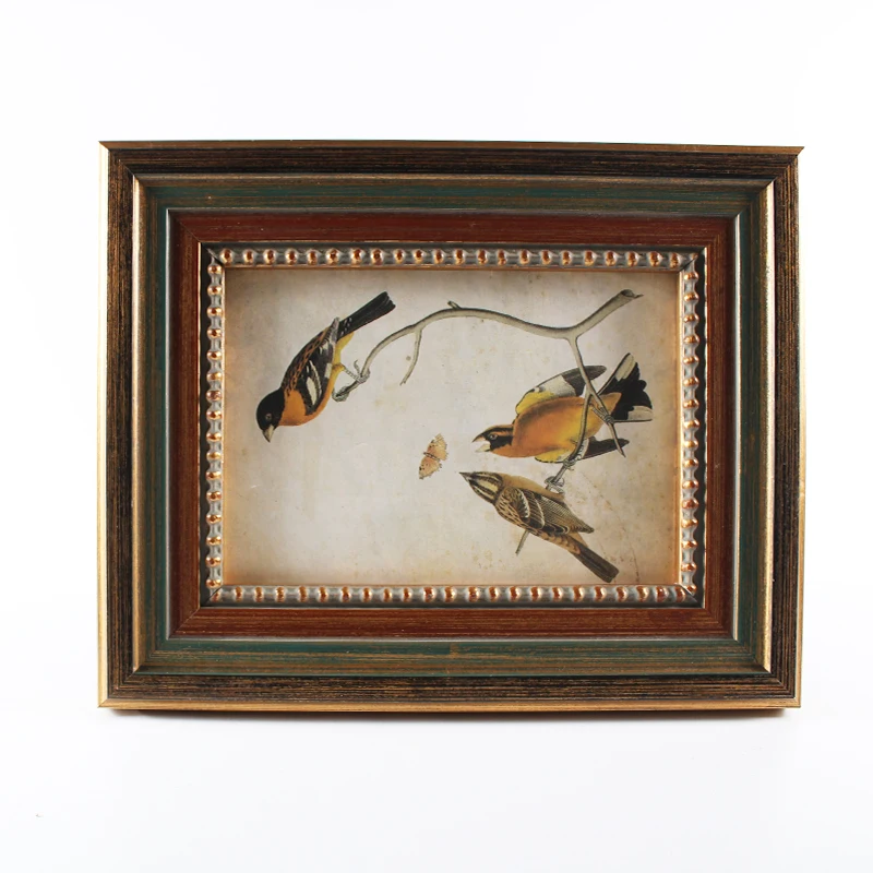 
DaWei Creative European Composite Solid Wood Home Soft Retro-vintage picture frames 