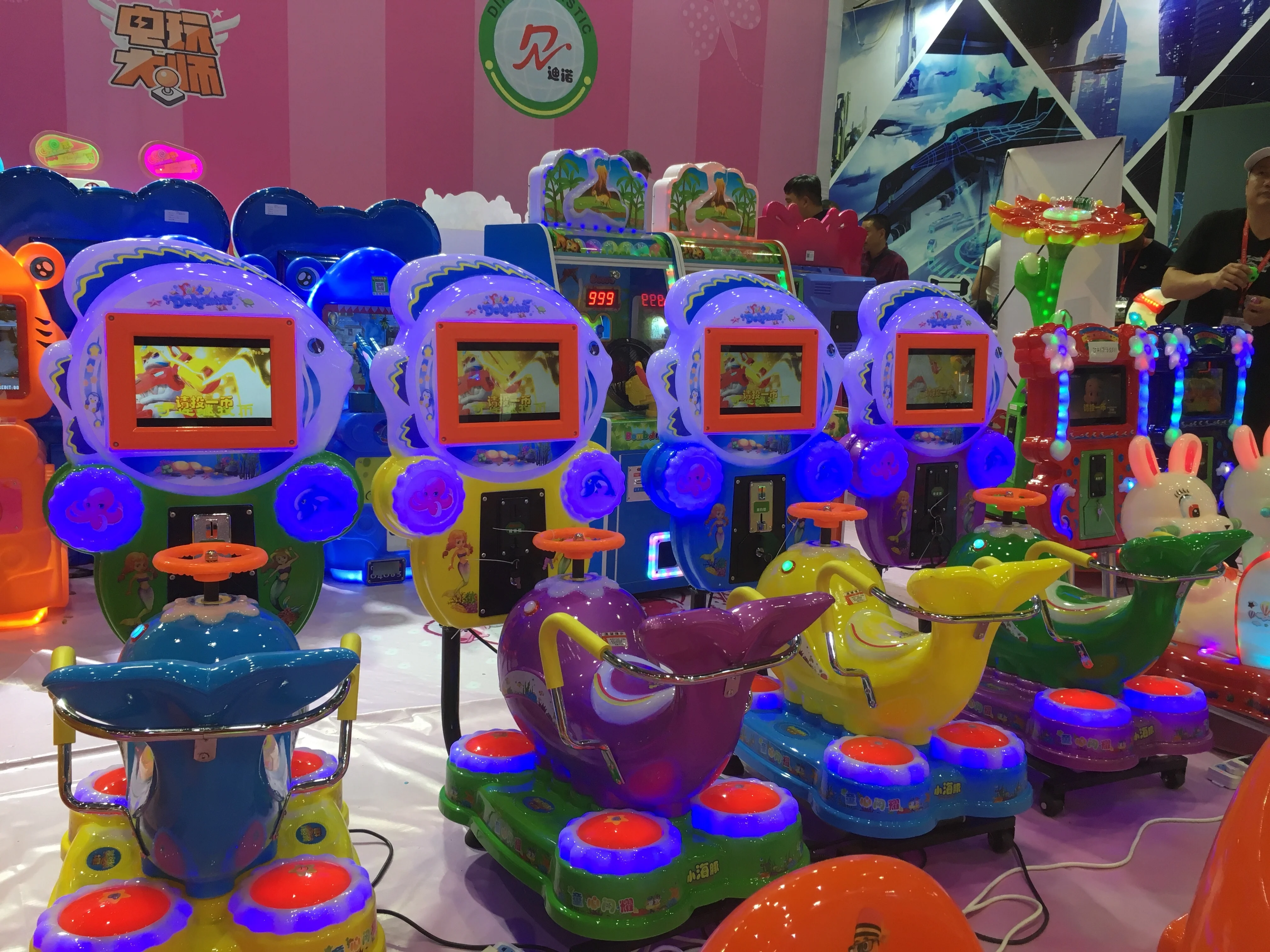 Coin Operated Kiddie Ride Machine Kids Video Games machine for amusement park