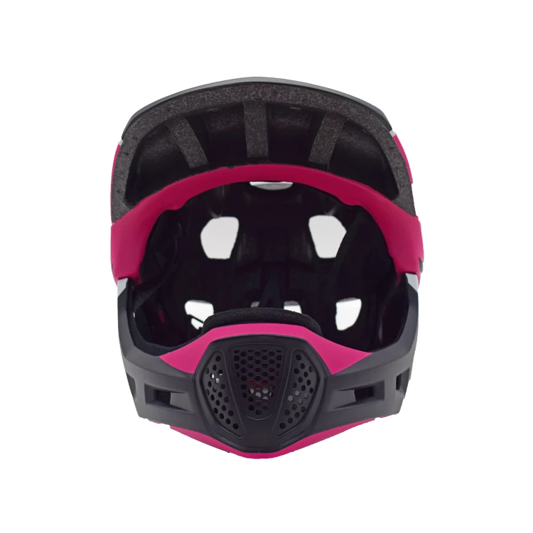 LC High Quality Full Face Sports Shark Pink Kids Bicycle Helmet