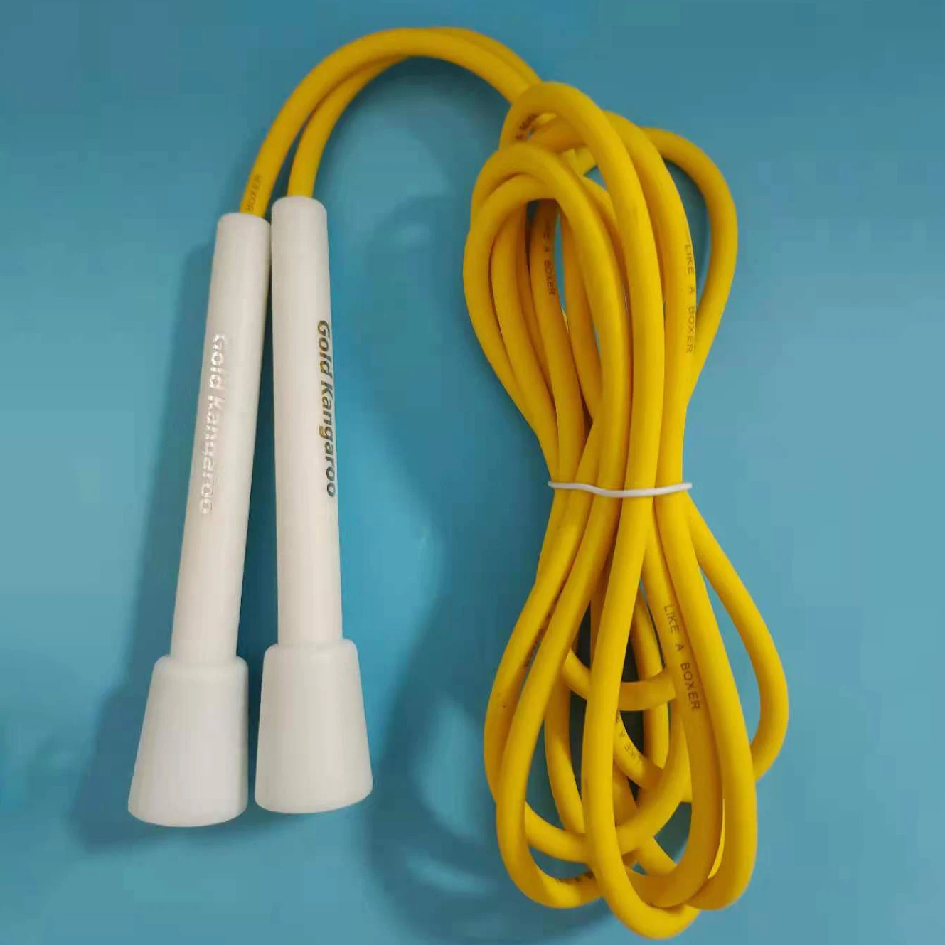 2021 GOLD KANGAROO Top Fashion Hot Selling PVC 4.7mm 3.05m Length Jump Ropes Custom Logo Rush Skipping Rope