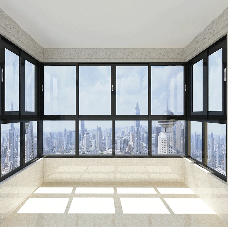 Manufacturer Supply Double Glazed Windows Australia Standard Aluminum Casement