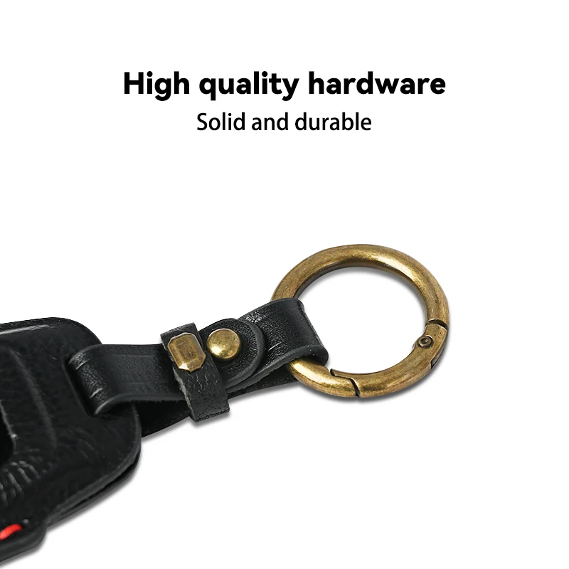 New Design Fashion Soft Genuine Leather Car Key Protection Case