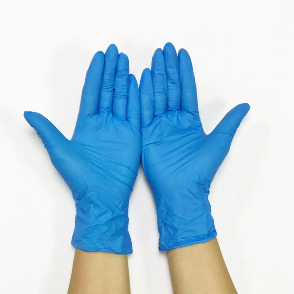 Factory Direct Sell CE Medical Examination Disposable Nitrile Gloves Powder Free Manufacturer