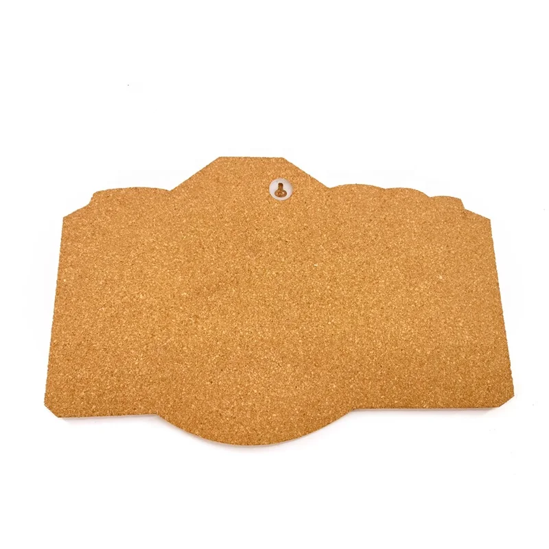 Custom Camera Cork Message Board with screen printing factory price Customized shape cork notice board