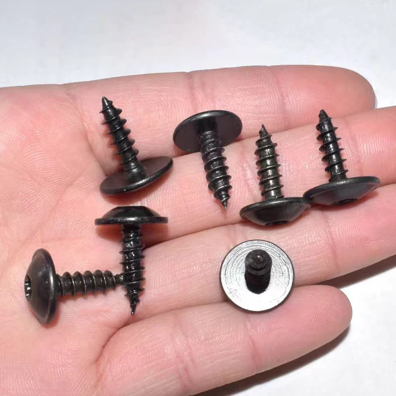 Customized Black Truss Washer Head Torx Drive Self Tapping Auto Screw with Needle Sharp Point