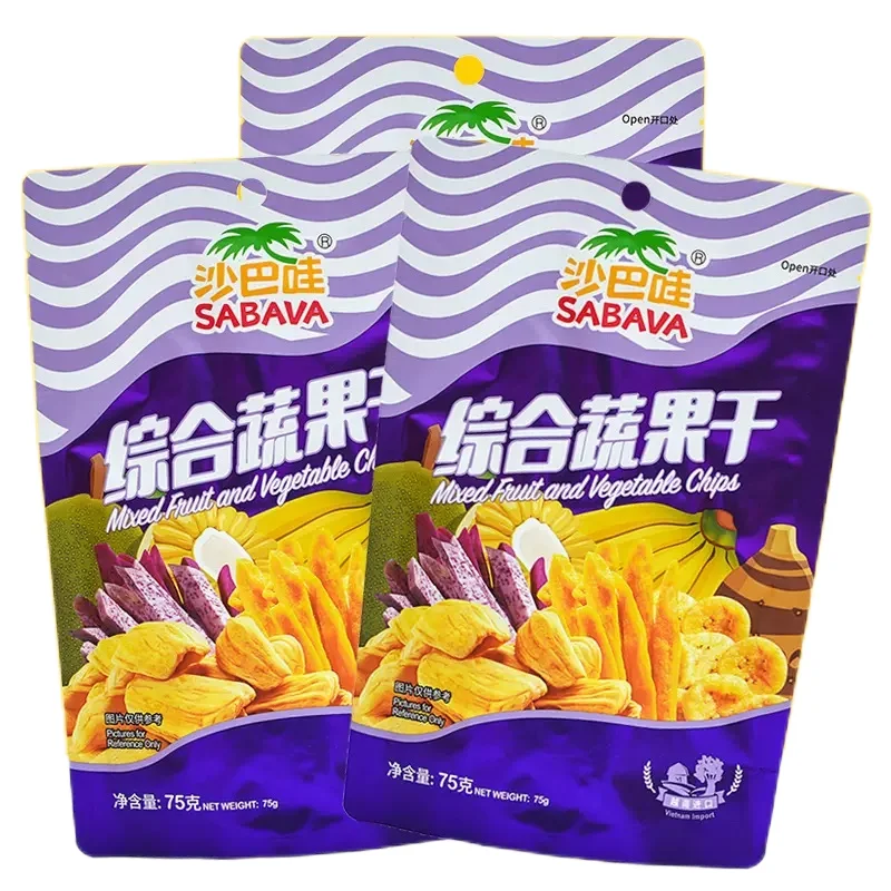 Wholesale SABAVA Mixed Fruits And Vegetables Chips freeze Dried Vegetables And Fruits healthy kids snacks food