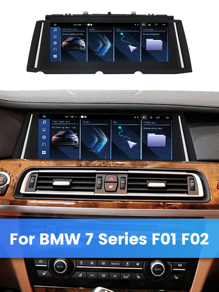 MEKEDE MNX Android car audio MTK8781 12+512GB car multimedia For bmw 7 series F01 F02 CIC NBT 10.25-inch  car dvd player