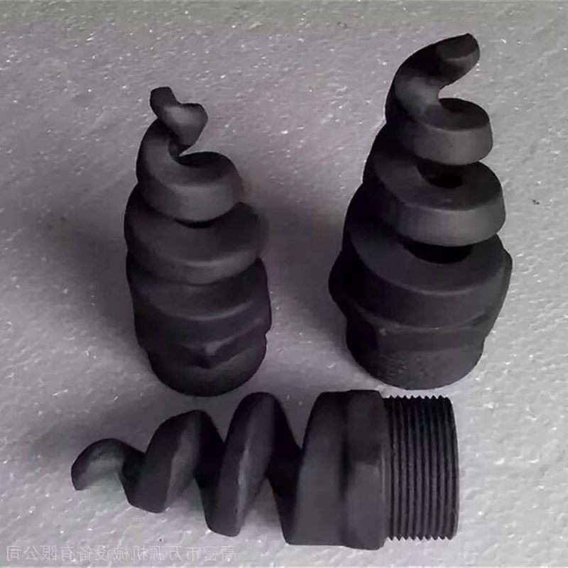 customized Silicon carbide ceramic plates Power plant desulfurization tower sintered Solid cone Spiral nozzles