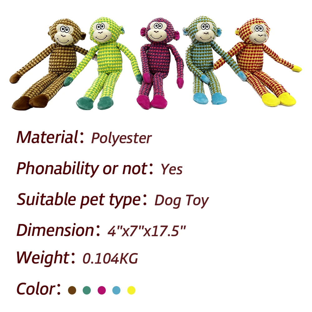 2022 Custom New Style Cheap Cat Playing Bite Chew Interactive Squeak Dog Pet Plush Toy