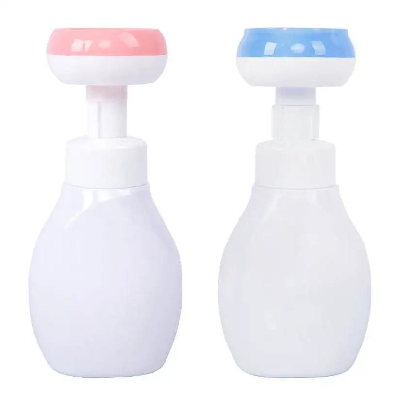 Factory Direct Sales Luxury Pink Flower Shaped Foaming Pump 300 Ml Custom Plastic Foam Pump