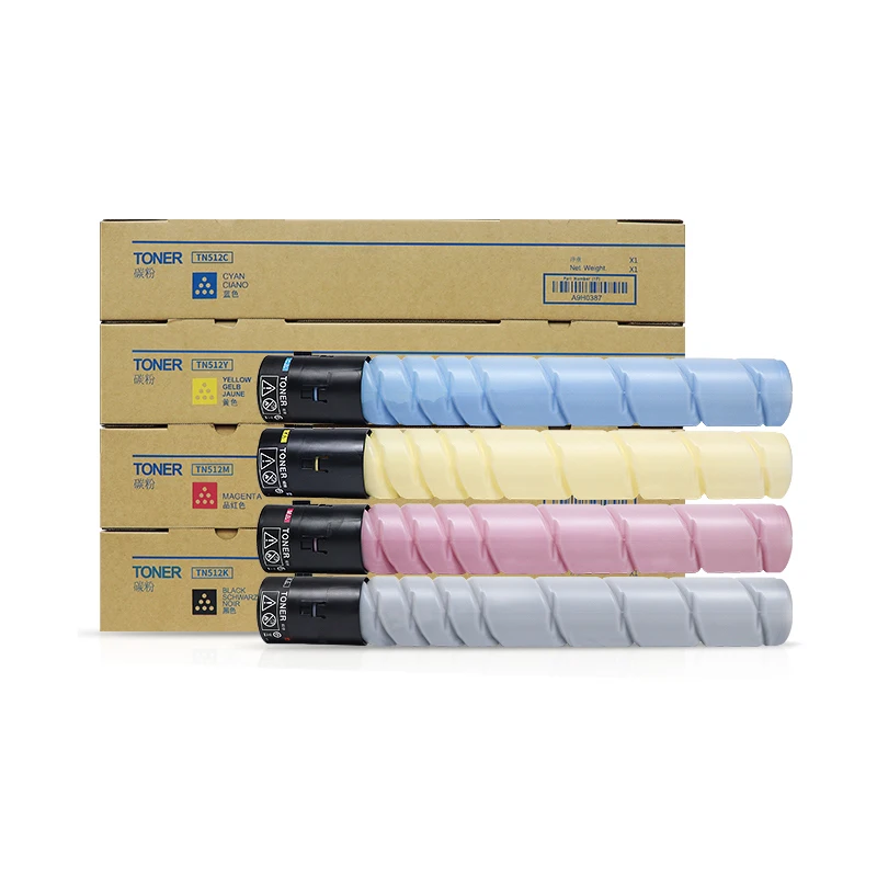 Xucai Original Toner Cartridge Konica Minolta Bizhub TN512 Color Powder Refill for C454 C454e C554 C554e Printers