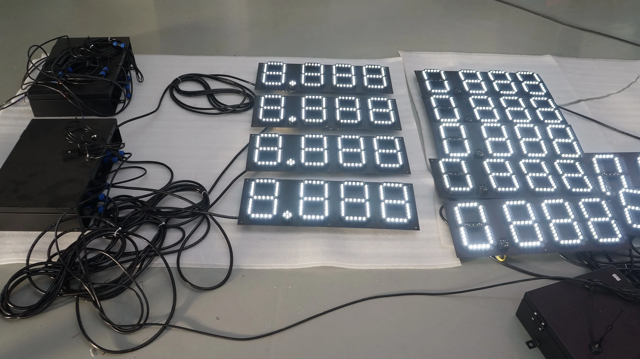 Iron Board 6inch 8.888 for LED Gas Price sign Oil Gas Station Petrol Price Custom Available