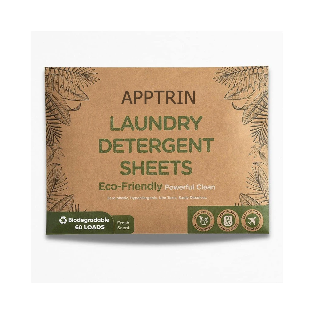 High Quality Laundry Detergent Eco Strips Eco friendly Concentrated Biodegradable Laundry Detergent Sheets