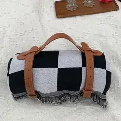 Bohemian Recycled Cotton Luxury Outdoor Picnic Mat Waterproof Picnic Blanket