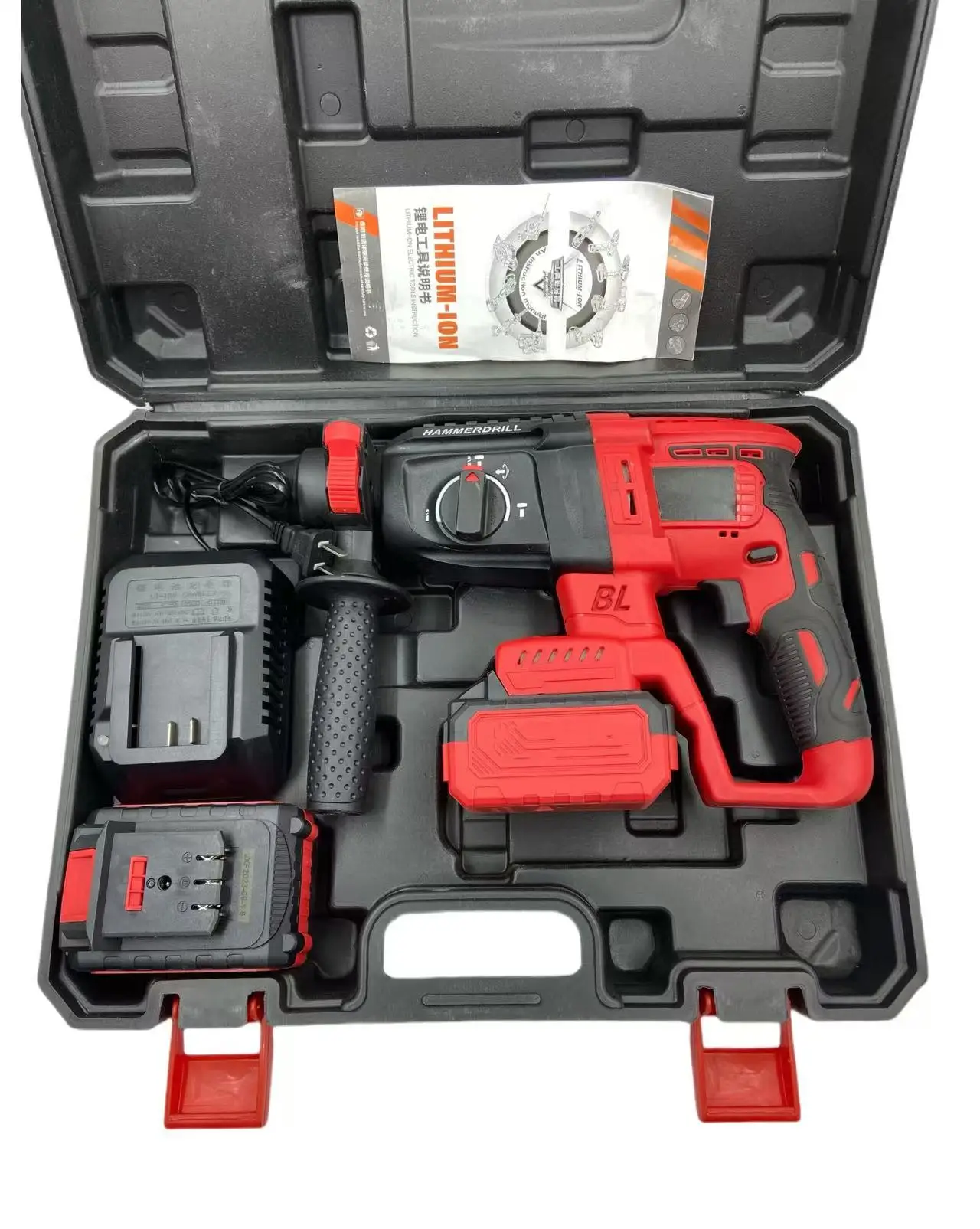 High-power rechargeable 3-in-1 electric hammer cordless hammer drill multi-functional cordless electric hammer