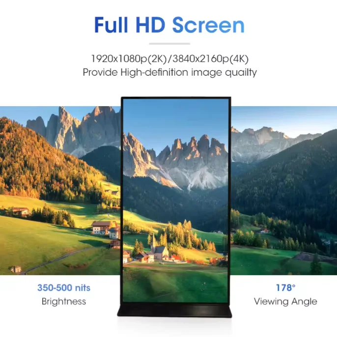Лидер продаж умный рекламный экран с сенсорным Hd многофункциональным ЖК-дисплеем для внутреннего и наружного рекламного оборудования