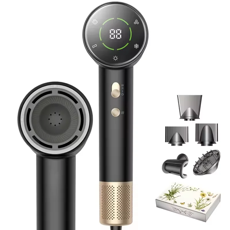 Screen Touch bldc ionic hair blow blower Powerful wind hair dryer high speed  blow Dry  machine professional salon hairdryer