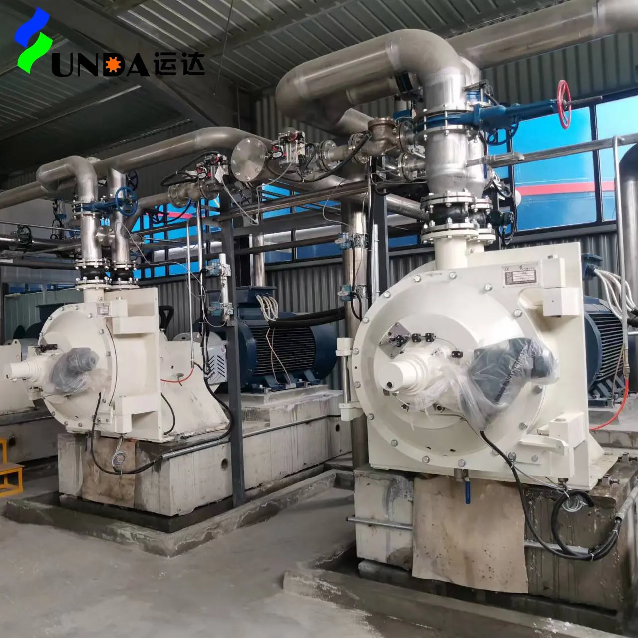 Double Disc Refiner Waste Paper Virgin Pulp Energy-Saving Refining Pulp and Paper Paper Machine Industry Rotating Disc Plate