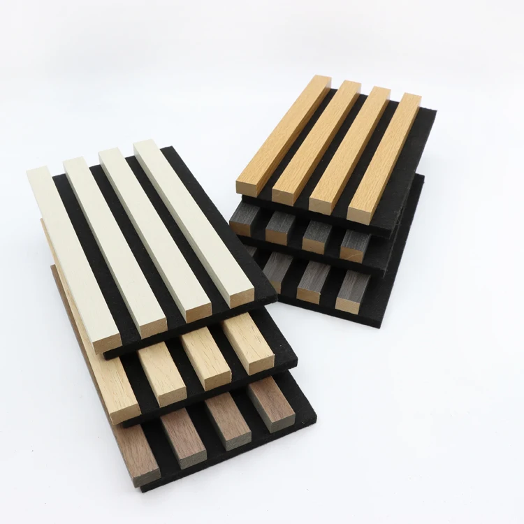 Polyester Sound proofing acoustic panel slat panels Sound reduction acoustic panels polyester for home theater