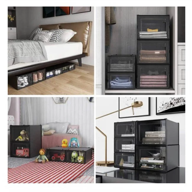  Plastic Foldable Box Show Racks