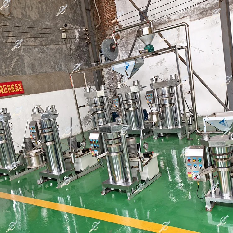 Cold Oil Press Lavender Cocoa Bean Coconut Olive Sunflower Seeds Soybean Canola Semi-auto Hydraulic Oil Extraction Machine