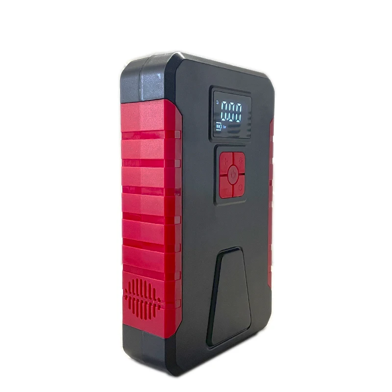12V Jump Starter with Air Compressor 600A Portable Power Bank 150PSI Tire Inflator Pump 12V Starting Device Car Booster