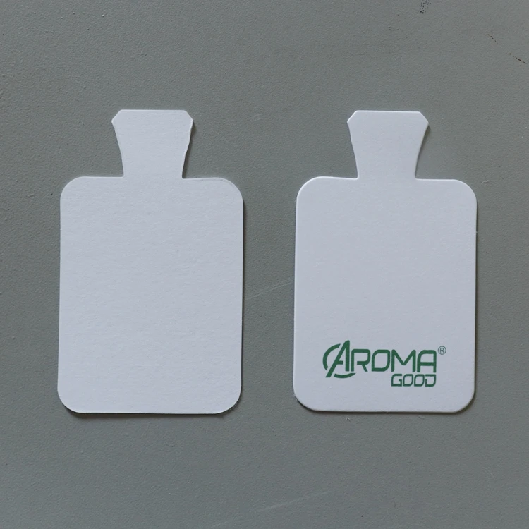 Custom design perfume tester paper strips paper perfume tester smelling strips perfume testing strip