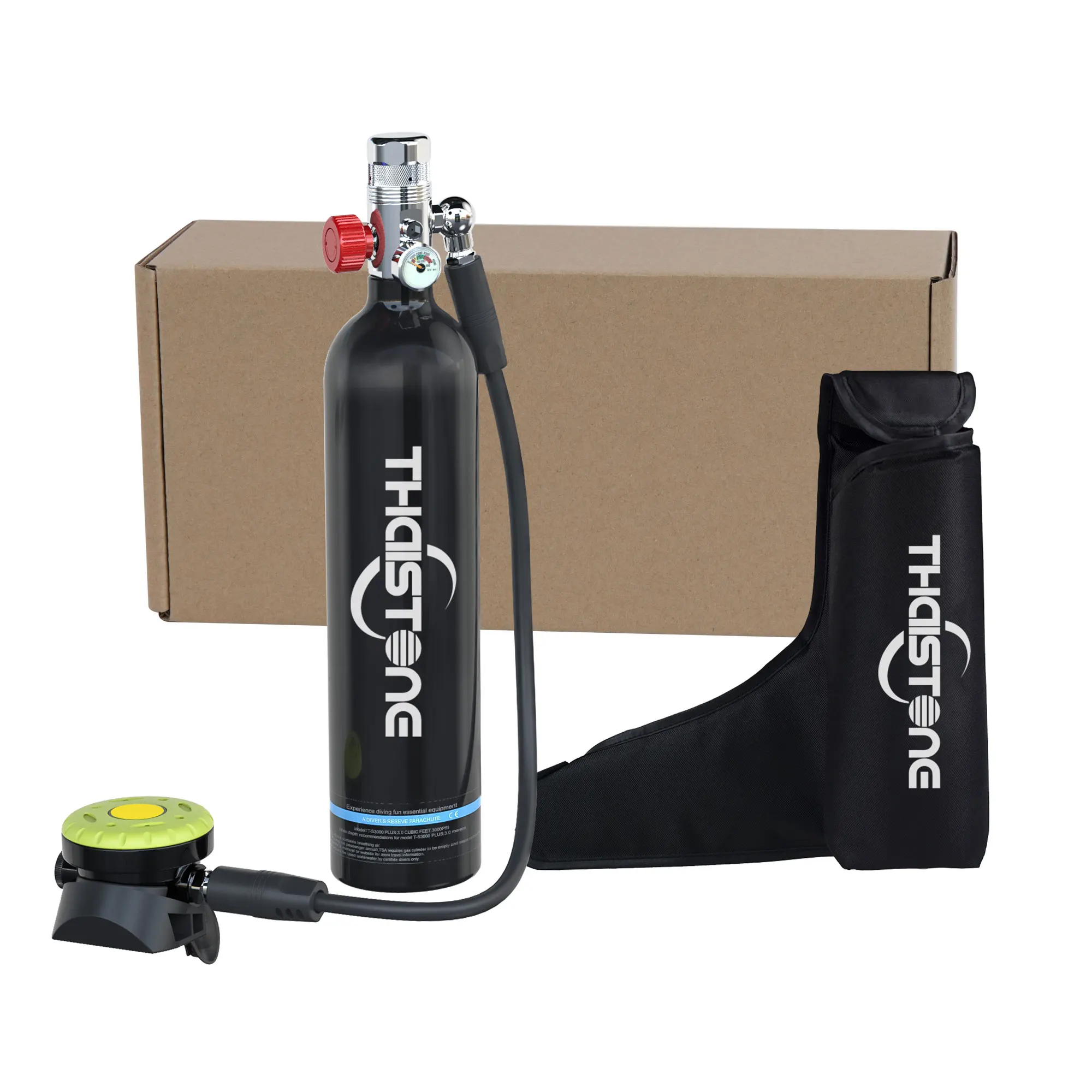 Wholesale Price Emergency Backup 1L Scuba Diving Oxygen Tank with 10-20 Minutes Breathing Time