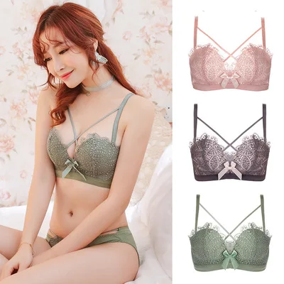 DZ  50Hot Selling Super Push Up Underwear No Steel Ring Sexy Seamless Bras Cup women bra