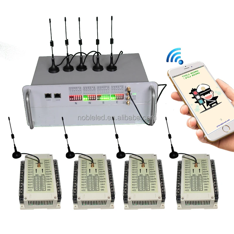 GPRS & GPS Wireless Traffic Controller System With Google Map For Location