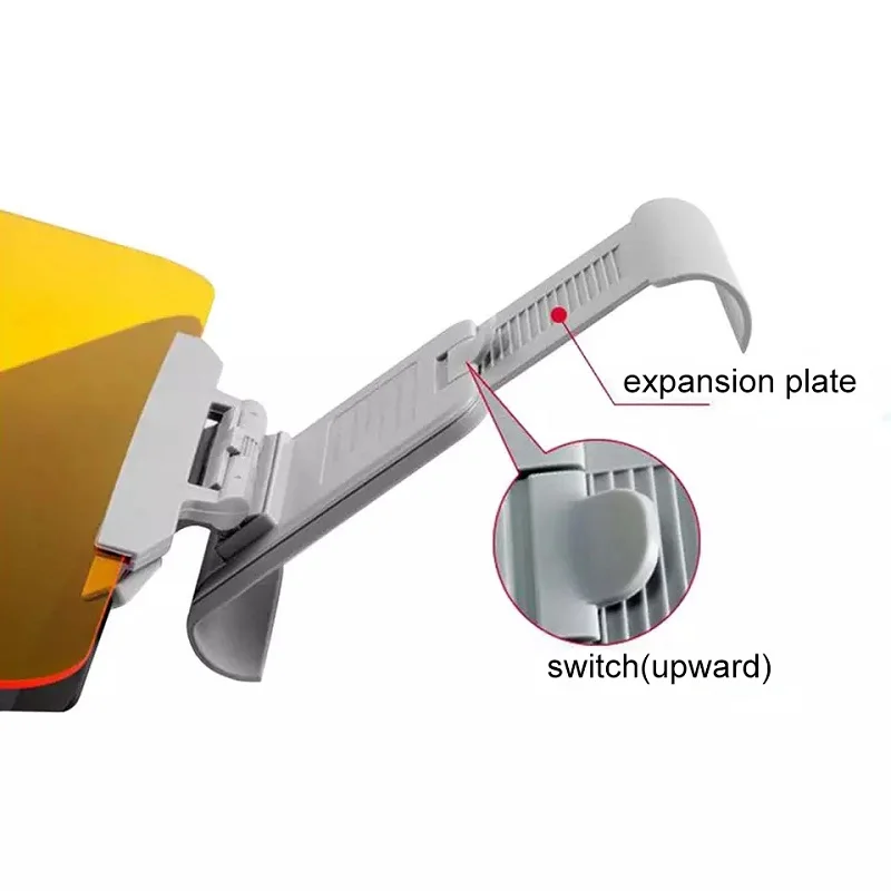 2 в 1 Автомобильный удлинитель солнцезащитного козырька для дня и ночи Универсальный антибликовый удлинитель для лобового стекла Защита от солнца для вождения