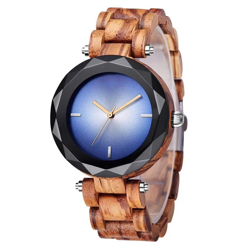 OEM Ladies Fashion Hot Products Wood Wrist Watch  Women Luxury Minimalist Wooden Wrist Watches quartz watch