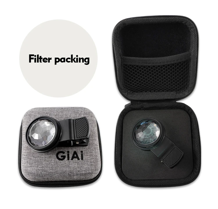 37mm Special Effect Kaleidoscope Filter Prism Len Camera Phone Filter For Smartphone